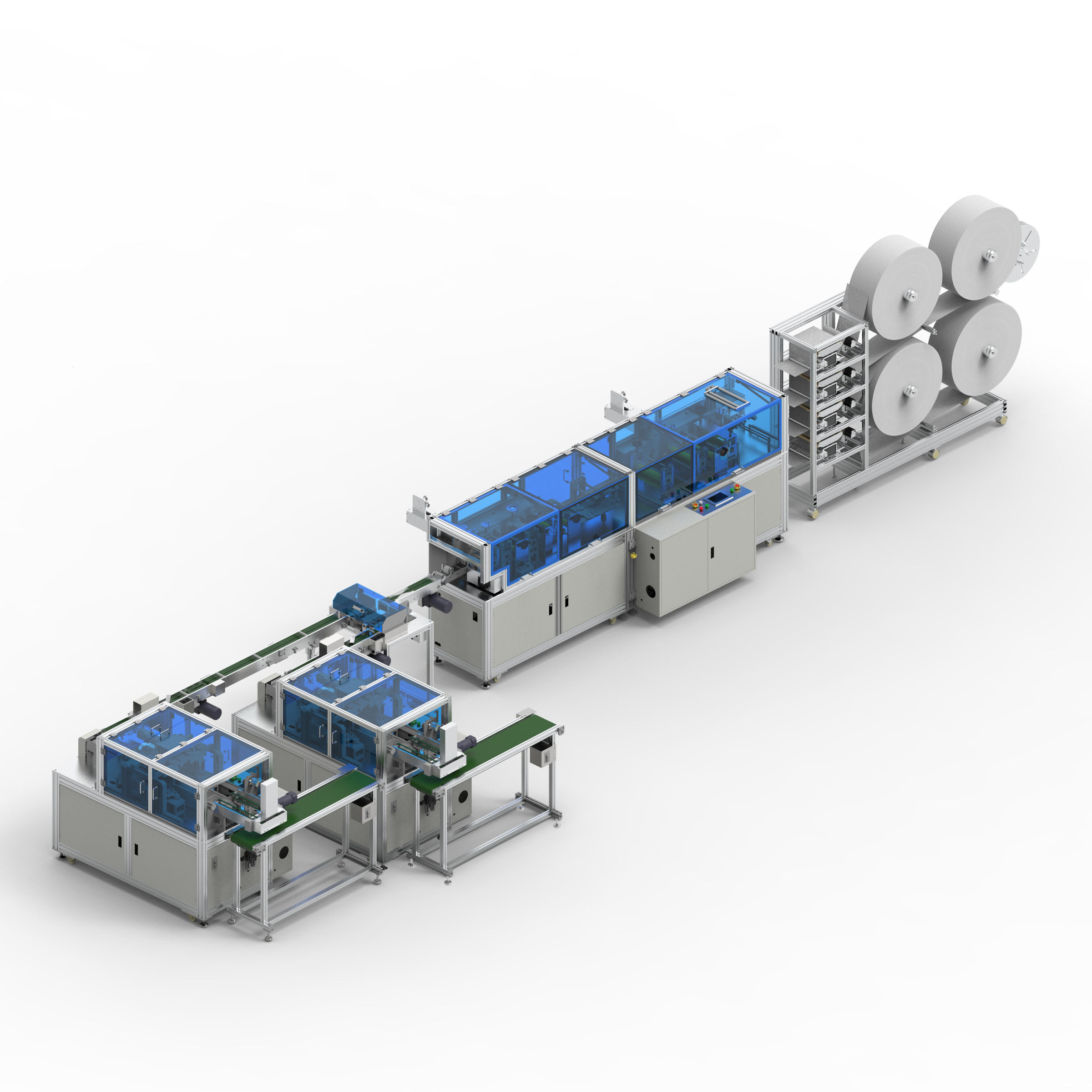 KF94一拖二口罩机