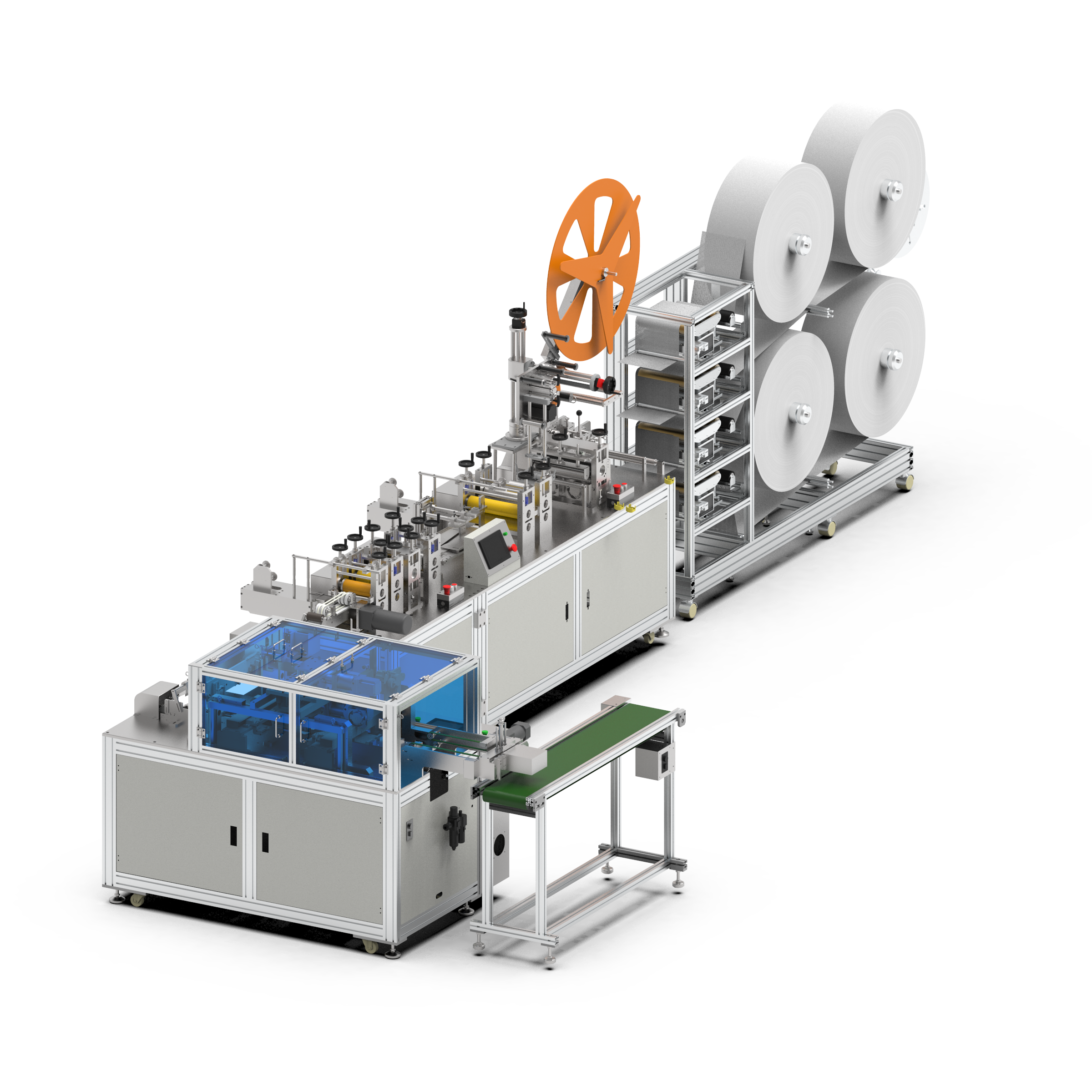 KF94交叉带口罩机