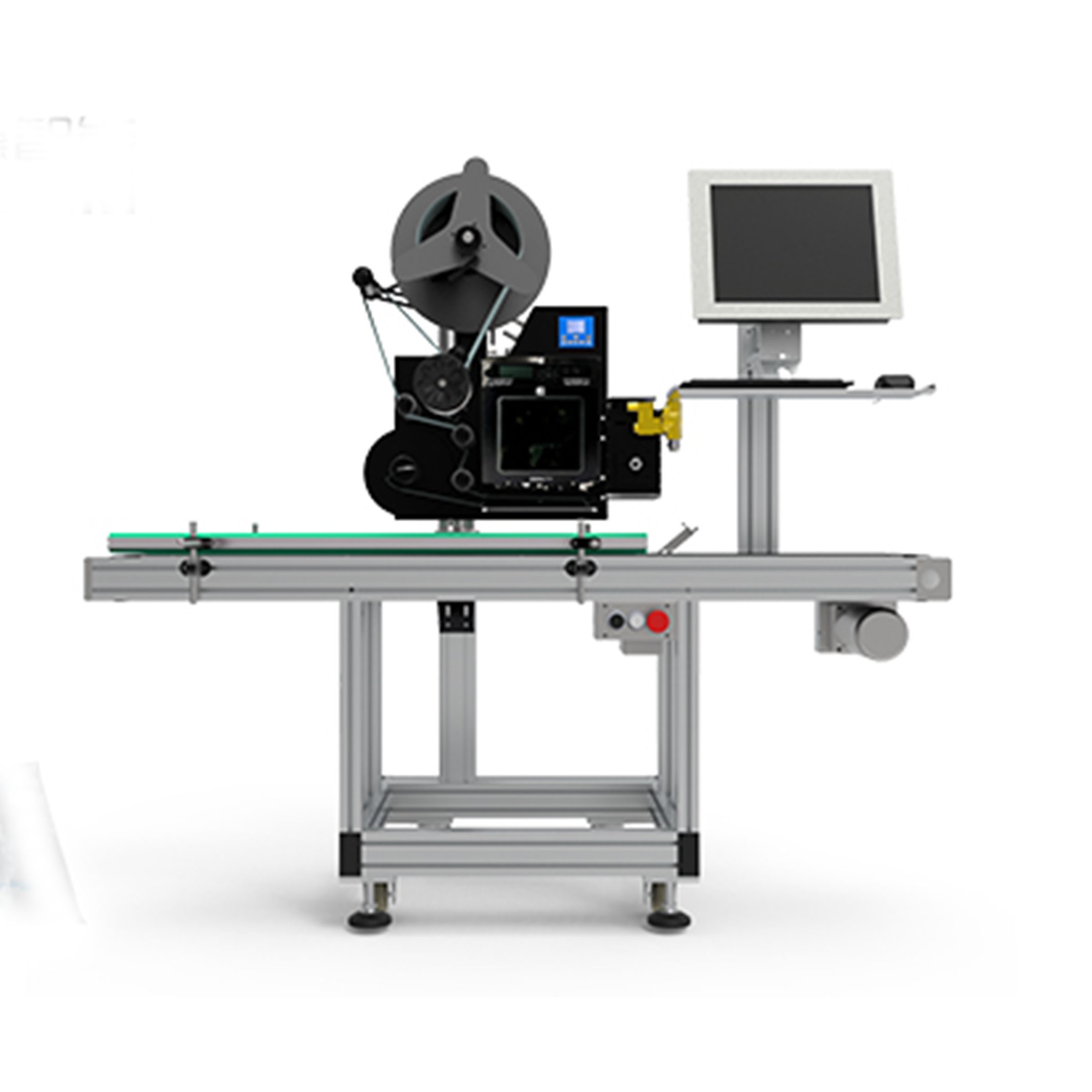 平面吹贴贴标机