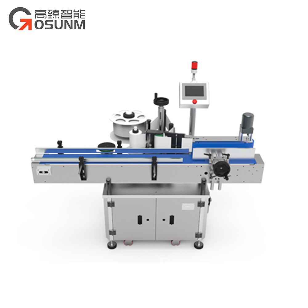 全自动搓滚立式圆瓶贴标机