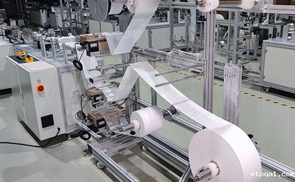 全自动平面口罩机的生产流程步骤