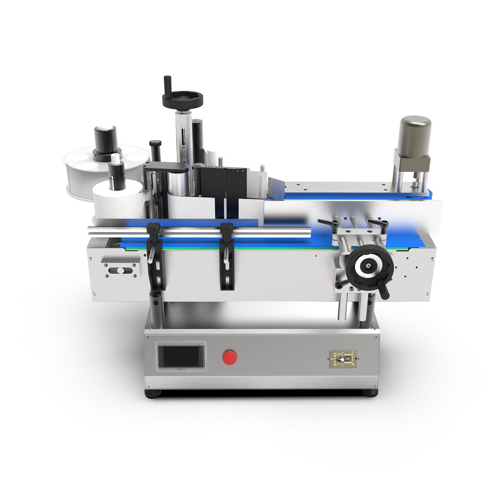 桌面式全自动搓滚圆瓶贴标机