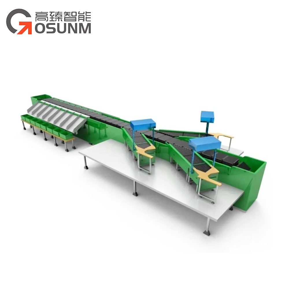 直线交叉带分拣机